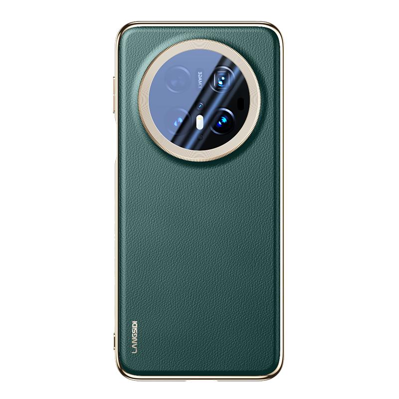 适用华为mate70pro手机壳新款真皮磁吸保护套mate60镜头全包防摔80promax高档优享版十男女70air无线