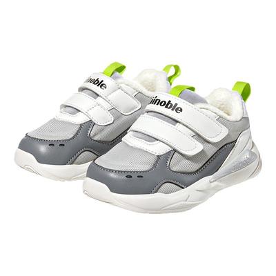 基诺浦冬复古撞色学步鞋