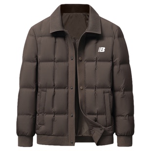 BOBBY ABLEY90鸭绒防钻绒商务宽松休闲舒适保暖御寒百搭轻羽绒服
