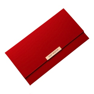 轻奢极简新年节日通用磁吸红包祝福高级仪式感生日邀请可定制利是