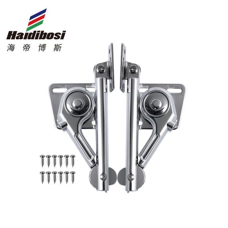 日式橱柜门油压拉杆随意停 液压缓冲支撑杆 门板五金机械阻尼支撑