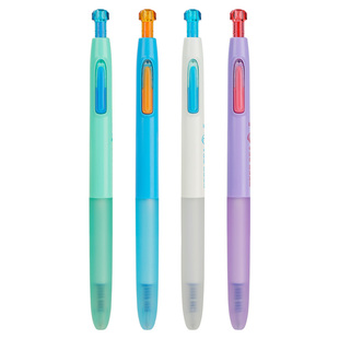 点石制笔热敏可擦中性笔小学生3-5年级练字用按动静音大容量可换芯0.5mm墨蓝黑芯书写刷题摩擦中性笔DS-0214