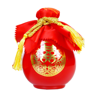 喜宴酒瓶空瓶包装全套高档婚庆玻璃酒坛结婚婚宴白酒空瓶仿古酒壶