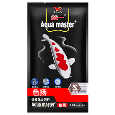 统一正品鱼食快速增艳不易浑水