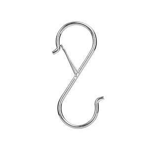 防风腊肉挂钩不锈钢晒猪肉咸鱼的钩子S型加粗实心熏香肠腊肠神器