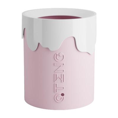 巧腾翻盖式小号可爱垃圾桶高颜值