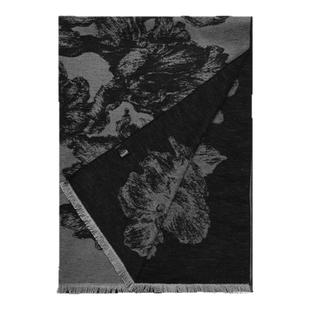 xinuosichou惜诺 野蛮生长 高端真丝拉绒围巾女 秋冬桑蚕丝大披肩