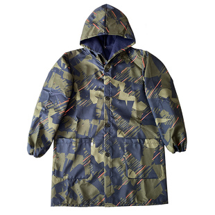 加绒罩衣大人男士新款工作服防水防油加厚厨房围裙长袖外穿秋冬季