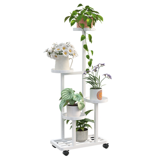 可移动花架置物架阳台花架子客厅落地式2025新款花盆托架铁艺多层