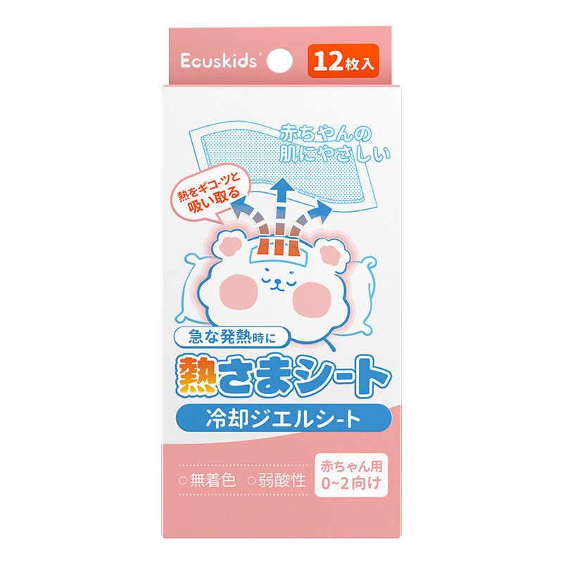 日本爱卡思成人儿童专用退热贴