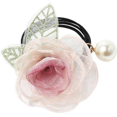 韩国花朵网红珍珠发绳发绳