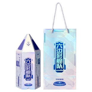 【六边形舰队】得力纽赛按动式中性笔文具套装新年礼物稀奇古怪笔男生黑科技2025年热销超火盲盒学习用品礼盒