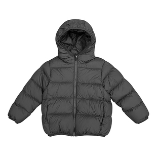 泡芙儿童羽绒服男童女童冬季2025新款中大童装加厚纯色面包服外套