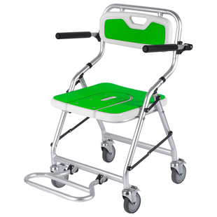 折叠瘫痪老人洗澡神器病人冲凉椅子残疾人淋浴专用轮椅护理移位车