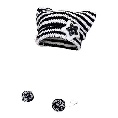 针织帽逛街甜美可爱女春秋冬