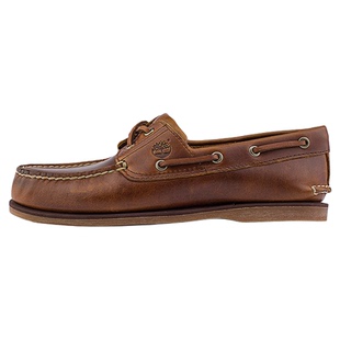Timberland添柏岚官方男二眼船鞋乐福鞋夏牛皮手工缝制偏小|A232X
