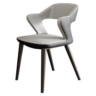 餐椅轻奢高级感家用主人书桌椅子舒服久坐餐桌椅休闲餐厅靠背凳子