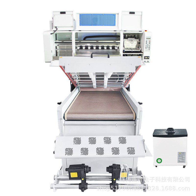 A1 60CM高精度四头I3200 I1600汉森板卡DTF白墨烫画打印机热转印