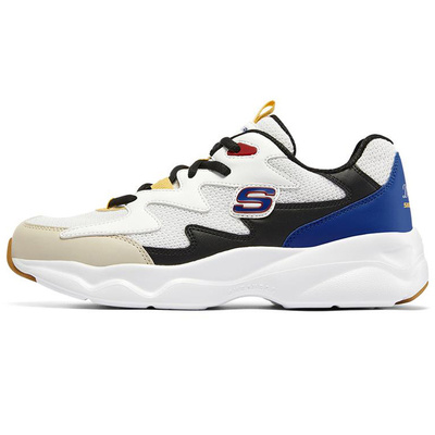 Skechers斯凯奇 D'LITES AIRY 系带  低帮 老爹鞋 女款 白蓝色