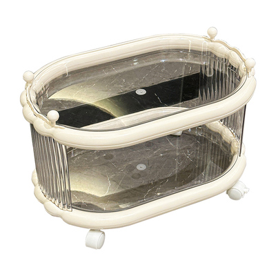 杜琥零食小推车可移动多层架子