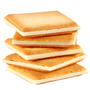 优之良品雪之恋人夹心曲奇饼干190g盒装夹心酥奶味下午茶休闲点心