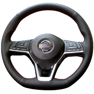 新奇骏方向盘套真皮手缝新天籁14代轩逸逍客劲客奇骏荣耀方向盘套