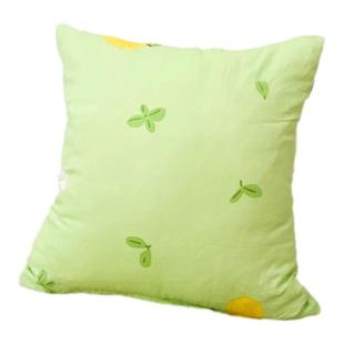 花花造梦原创设计插画双层纱系列抱枕纯棉方形抱枕套卧室床上靠垫