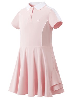 FILA KIDS斐乐童装女小童连衣裙2026秋季新款儿童网球透气运动裙