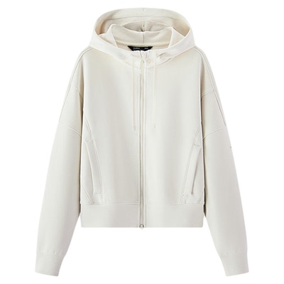 森马运动风连帽分割短款外套女