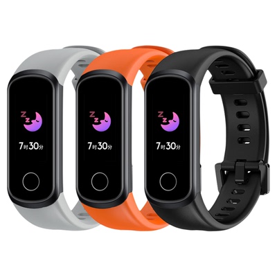 适用于华为荣耀手环5i表带ADS-B19智能运动手环腕带band5i透气配件NFC版通用手环带手表链男女个性防水替换带
