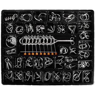 九连环智力解锁环男女孩玩具鲁班孔明锁24儿童小学生益智解扣解环