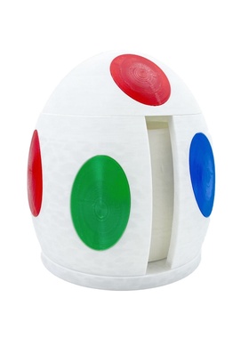 3D打印独特小众家居百搭蛋形卷纸架摆件创意鸡蛋模型卷纸架摆件