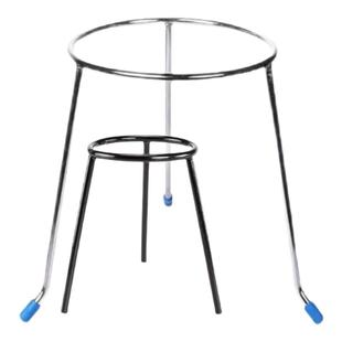 实验室三脚架酒精灯支架烧杯支架实验室大号三脚支架圆形电镀支架