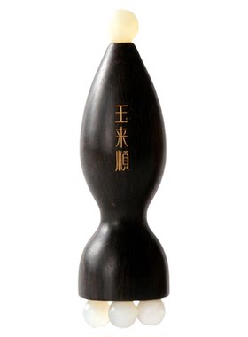 微瑕特价天然玉石朱雀三啄按摩棒