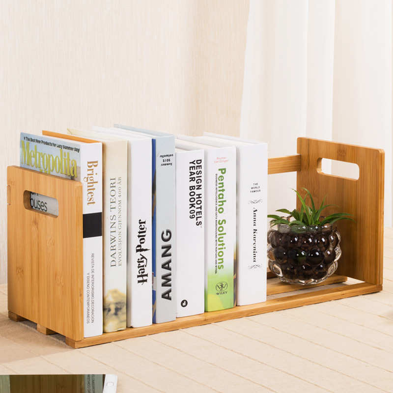 艾品简易桌上书架置物架学生小型办公桌面小书架宿舍书桌收纳架子