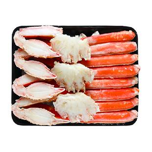 松叶蟹鳕蟹板蟹腿俄罗斯进口船冻超大蟹脚解冻即食年货礼包礼盒