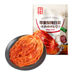 金刚山苹果梨辣白菜正宗韩式特色辣白菜延边朝鲜族特产泡菜整颗装