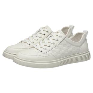 星期六男鞋2026新款春季头层牛皮休闲板鞋百搭运动鞋男款小白鞋子