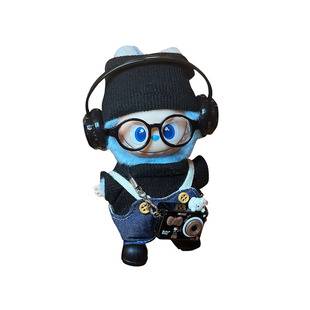 四代拉布布娃衣labubu4.0新款mini搪胶公仔衣服着替心底密码10cm