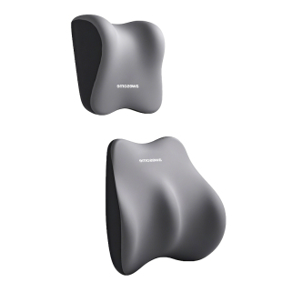 汽车头枕护颈枕车内靠枕车用座椅记忆棉枕头高档护腰靠垫四季通用