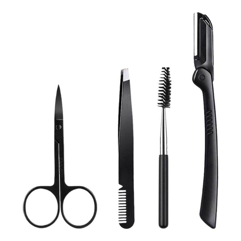 CHANTWO/婵兔修眉刀套装新手初学者专用安全型刮眉刀修眉剪刀工具