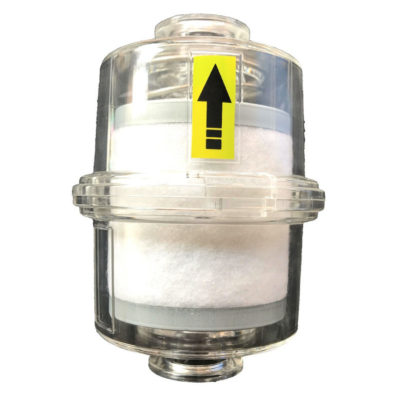 2XZ 2X真空泵用除油雾装置油分离排气过滤器KF25 KF40接口0.1微米