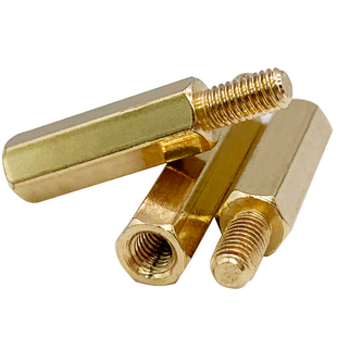 M2M2.5M3M4M5M6单通六角铜柱螺柱螺丝单头阴阳隔离柱螺钉59铜