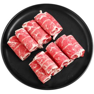 澳洲进口火锅食材套餐1200g寿喜烧新鲜牛肉雪花涮烤牛肉和牛肥牛