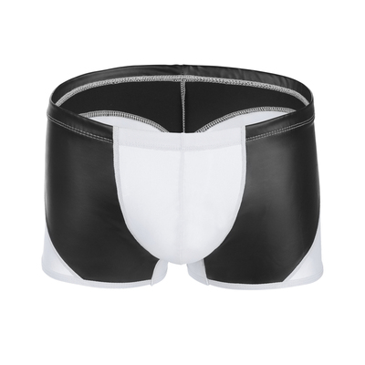 性感网纱透明内裤男低腰镂空透视平角裤成人诱惑四角裤