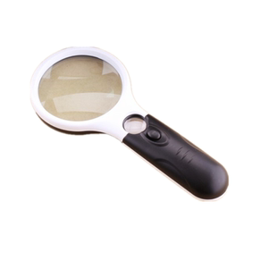 带灯放大镜10倍手持高清老人阅读 辅镜20倍儿童学生投影仪方大扩