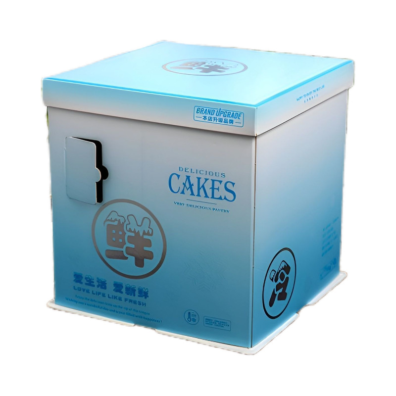 8寸食品保温冷藏生日蛋糕盒定制