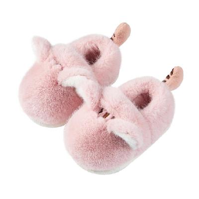 幸福玛丽猫咪亲子儿童冬季棉拖鞋