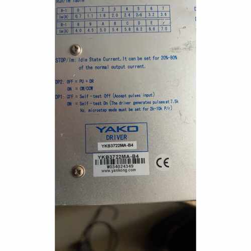 询价-4个YAKO步进驱动器，型号YKB3722MA-B4，件