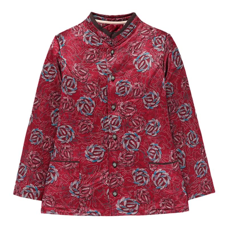 内蒙羊驼绒棉袄女士大码加厚妈妈内外穿棉服外套宽松加绒奶奶棉衣